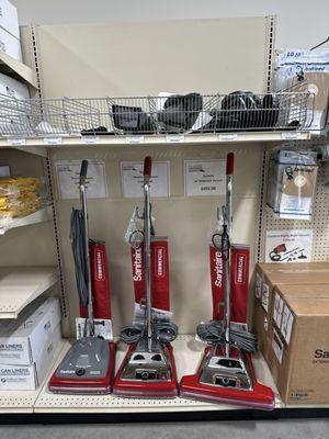 Wide selection of upright vacuum cleaners