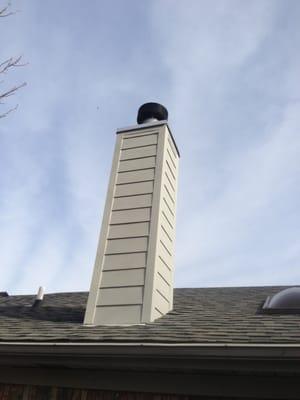 After chimney was rebuilt