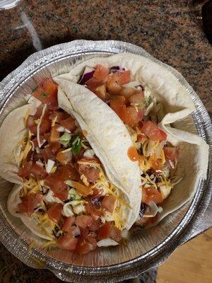 Chicken tacos