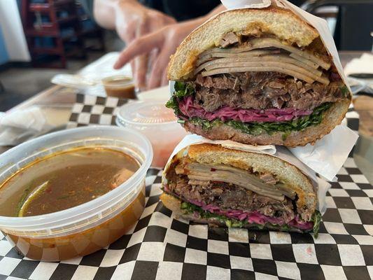 The BBH (bun Bo hue) sandwich: yummm!!