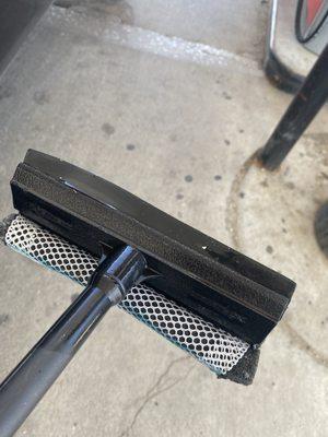 Worthless squeegee.