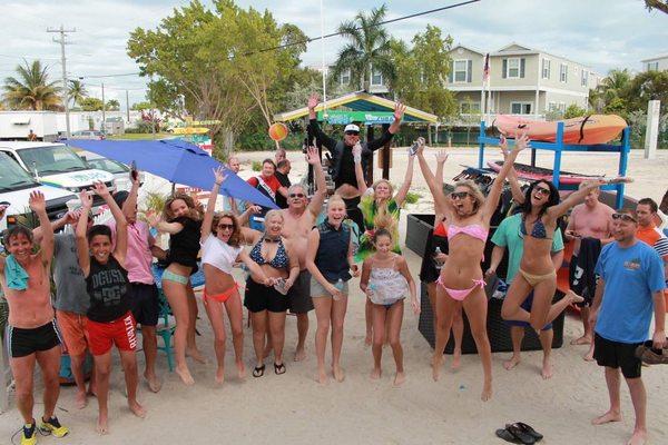 Getting out on our crystal clear water in Key West going to The Sandbar meeting all these wonderful people that come here good times!