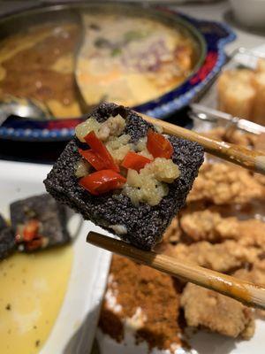 House made stinky tofu