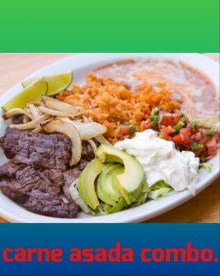 Carne asada combo