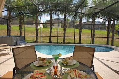 Beautiful private heated pools.Every Orlando vacation rental has a private heated pool.