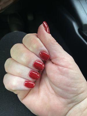 SNS manicure