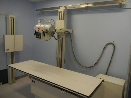 X-ray machine on site for your convenience