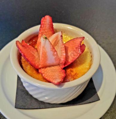 Creme Brulee. $9.00.