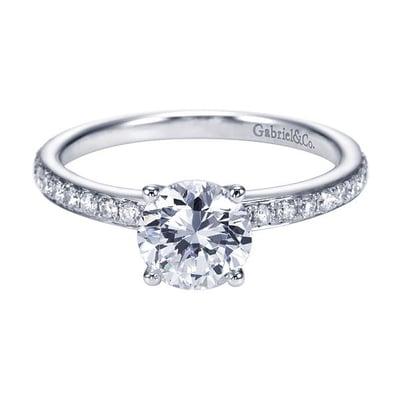 Timeless simplicity in this engagement ring.