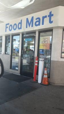 Chevron gas station complete with food mart