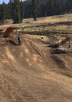 Yep, this is me going over my handlebars and suffering a fairly serious neck injury. Thankful Dr. Riordan was able to get me back on track!