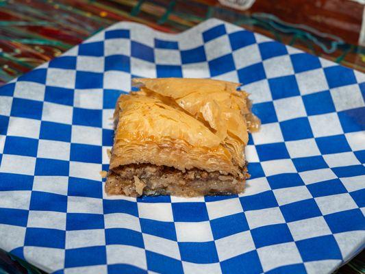 Fresh syrup-y Baklava