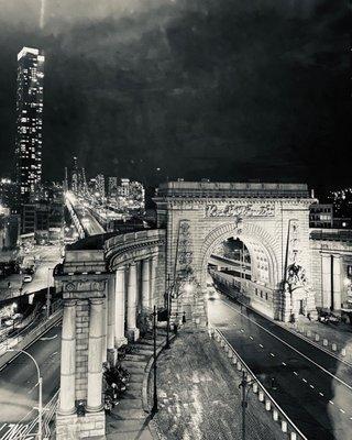 Out of my window toward the Manhattan bridge