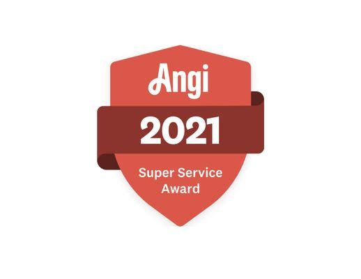 Angie's List Super Service Award 2021