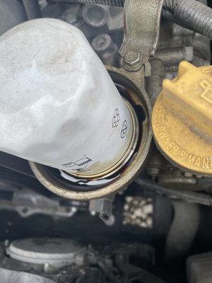 Pathetic oil change