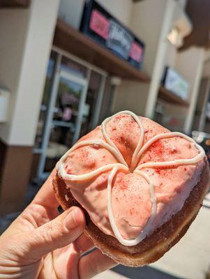 Strawberry Passion Fruit Donut