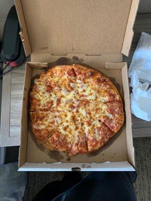 The 14" Medium Cheese Pizza