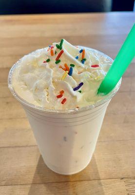 Birthday Cake Shake-So good, they should keep it on the permanent menu!! 10/12/24