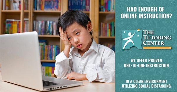 Had enough of online instruction?