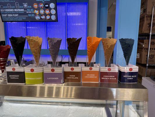 Flavored cones