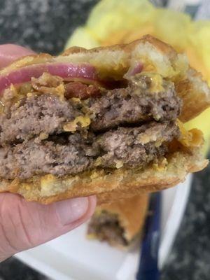 Double Meat Burger Basket