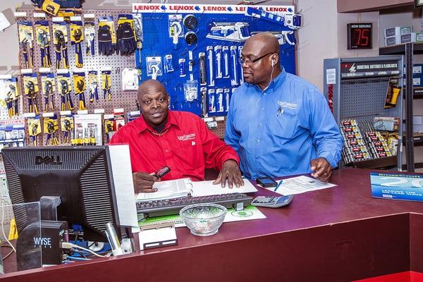 Friendly and knowledgeable help at the counter every day.