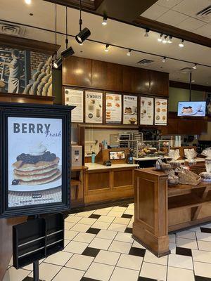 Cashier view of their order counter