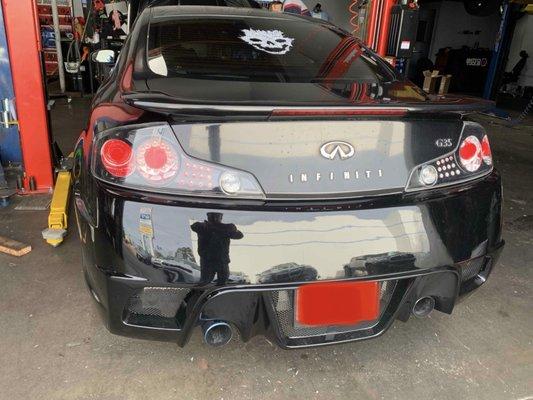 Rear Bumper install