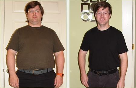 Steven lost 66 lbs in 16 weeks 