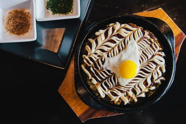 Okonomiyaki (Japanese Savory Pancake)