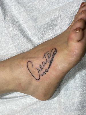 Foot tattoos are no joke...