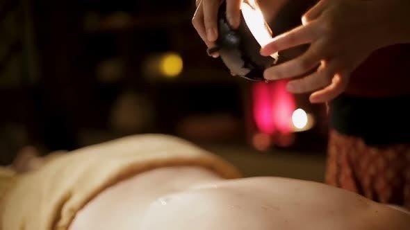 Try the hot oil with hot stone for blood circulation and muscle tension.