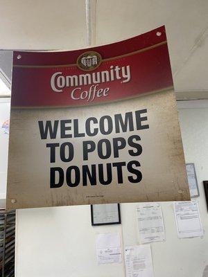 Welcome to pops donuts