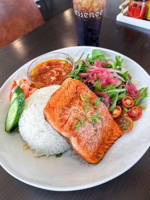 Salmon and rice