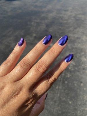 cat eye gel manicure