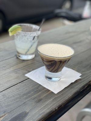 Margarita and espresso martini.