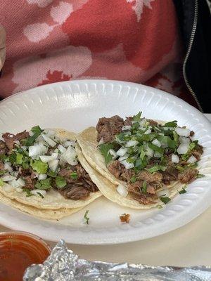 #5 two Birria tacos