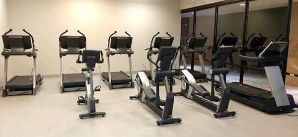 Ellipticals, treadmills