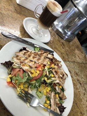 Delicious Grilled Chicken Salad coffee to die for