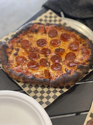 Pepperoni pizza