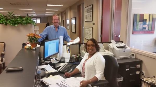 Auto Broker Bert Rankin keeping Valerie busy on this FABULOUS FALL FRIDAY!