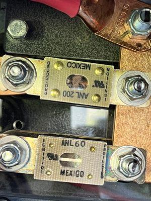 Fuses blown from motor they installed