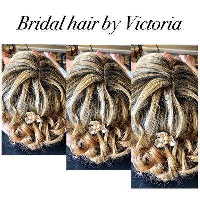 Bridal hair updo