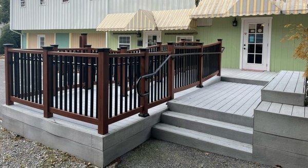 The entrance for the lower level of our barn. This was the main entrance when the shop was only on the lower level