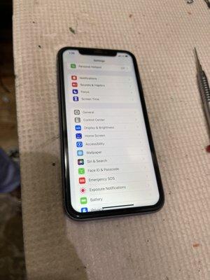 New screen repair for iPhone 11