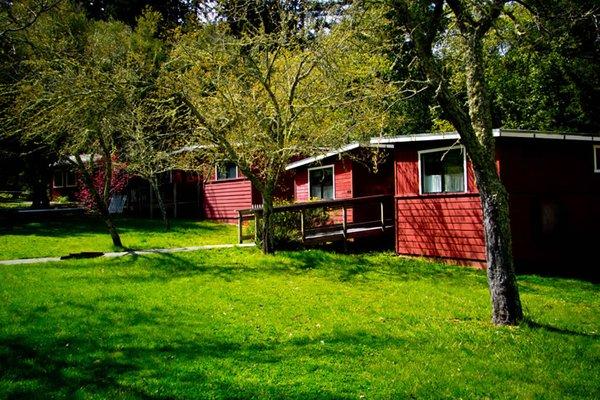 Cozy, year-round Lakeside Cabins with plenty of room for group retreats.