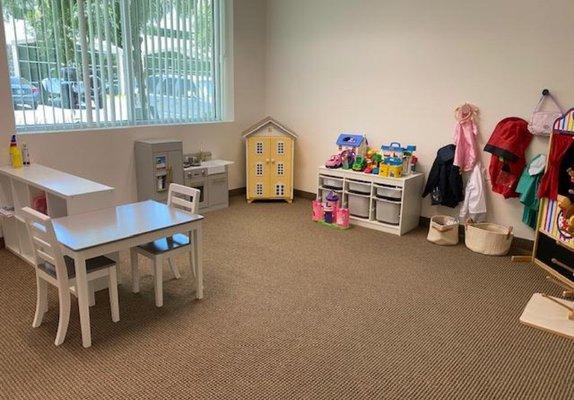 Our large Play Therapy room