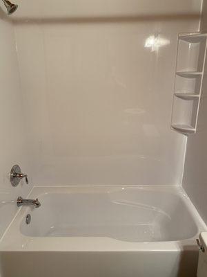 My beautiful new bathtub/shower!