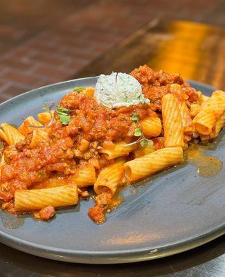 Rigatoni Bolognese