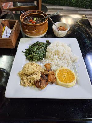 Feijoada dish served elegantly